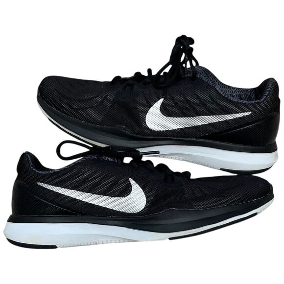Nike In-Season TR6 Women’s Training Shoes  Sz 10  Black/White/Silver Swoosh EUC - Picture 5 of 16